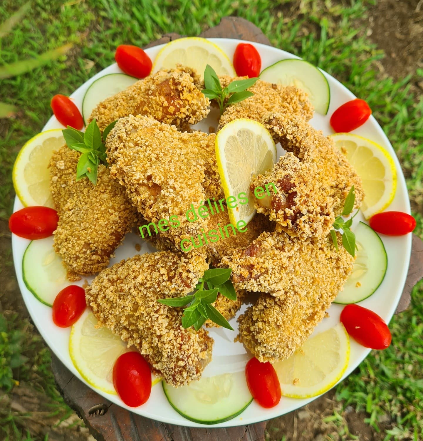 Ailes de poulet pané et croustillant