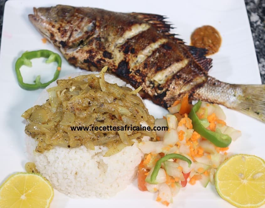 Yassa au poisson braisé