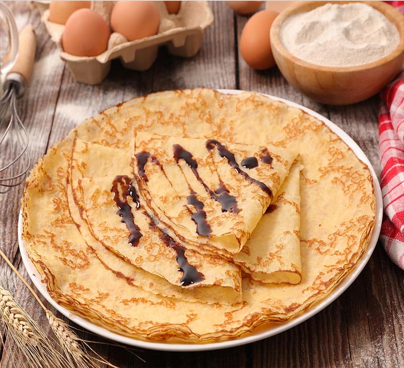 La meilleure façon de réchauffer les crêpes