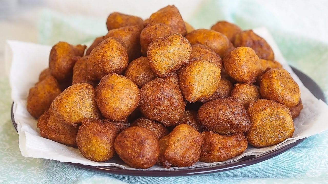 Beignets de maïs à la banane