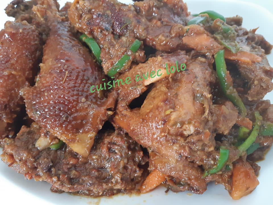 Poulet fumé sauté aux légumes de lolo