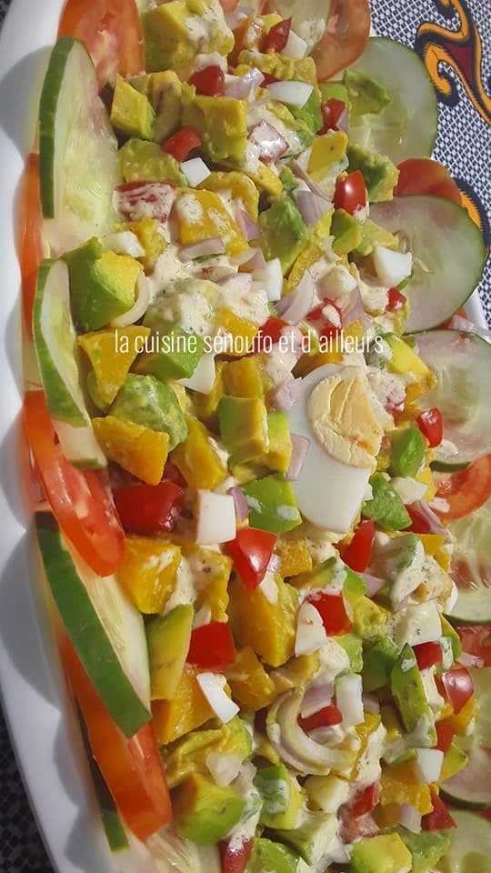 Salade de patate douce