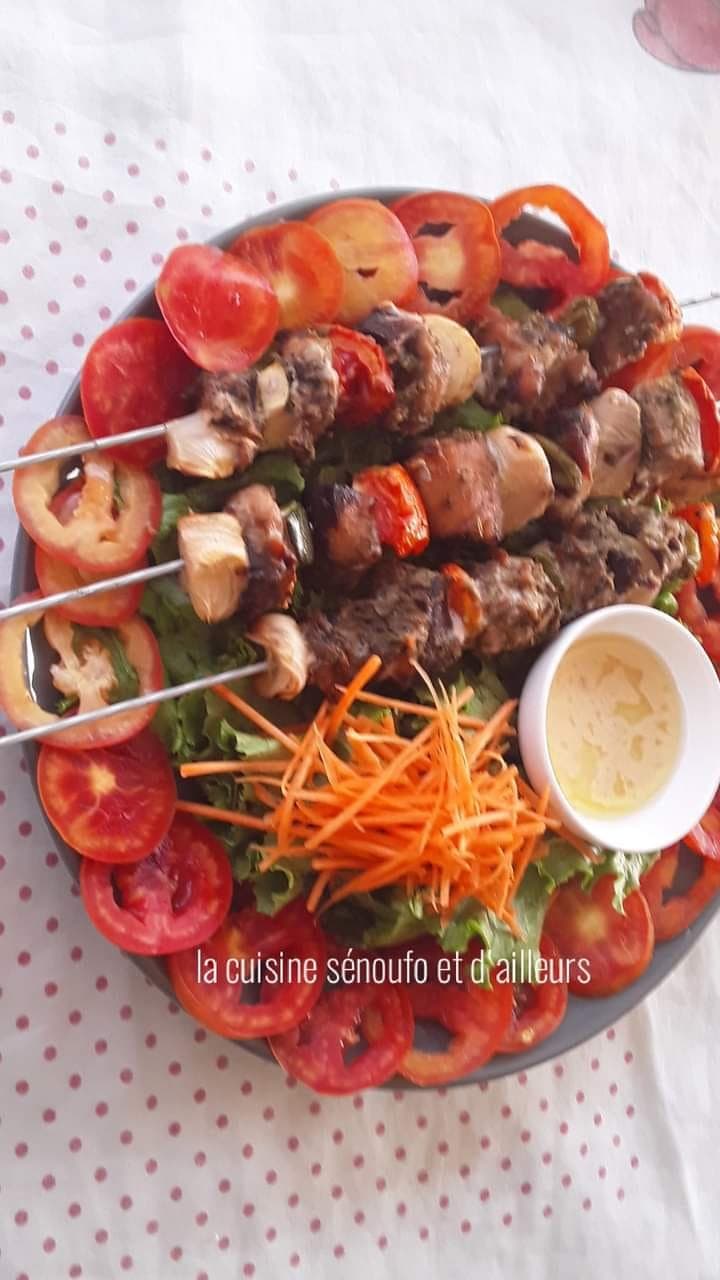 Brochettes de poisson