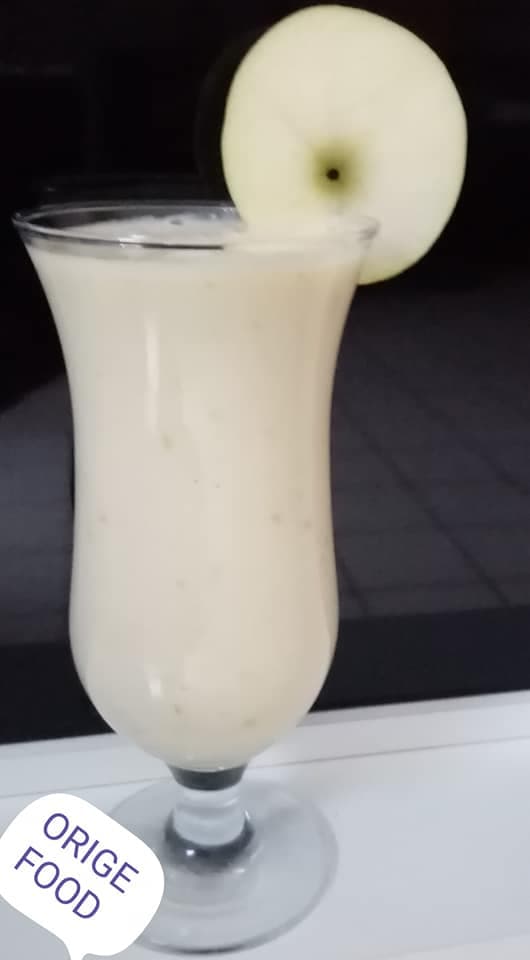 Smoothie pomme yaourt nature