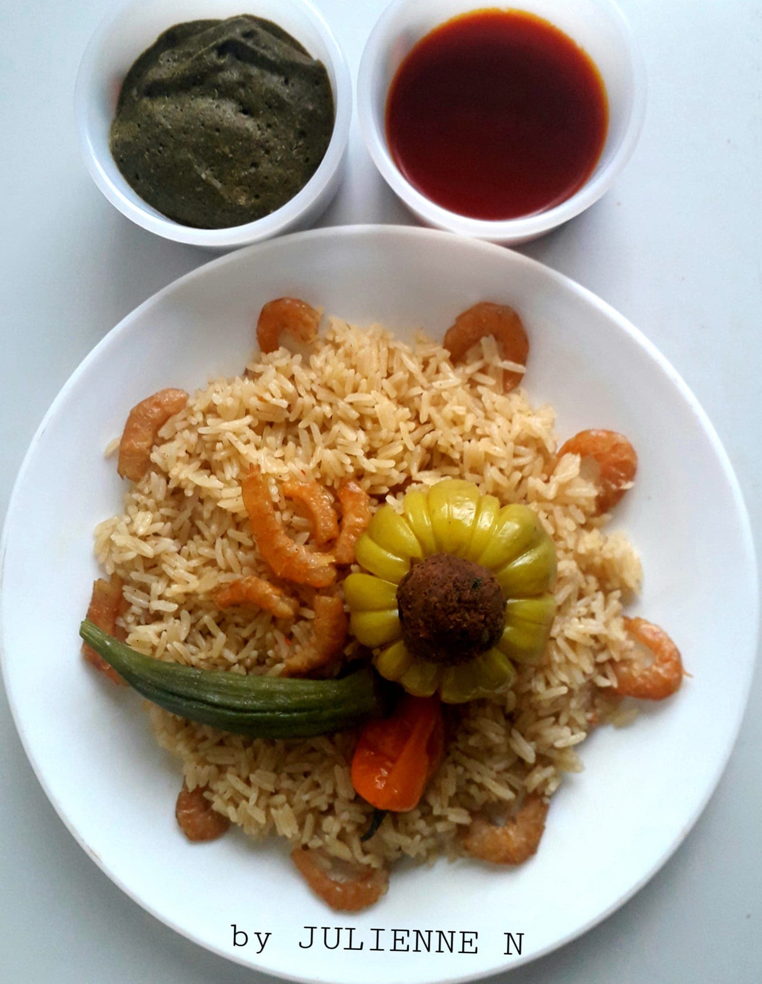 Riz aux crevettes sautées