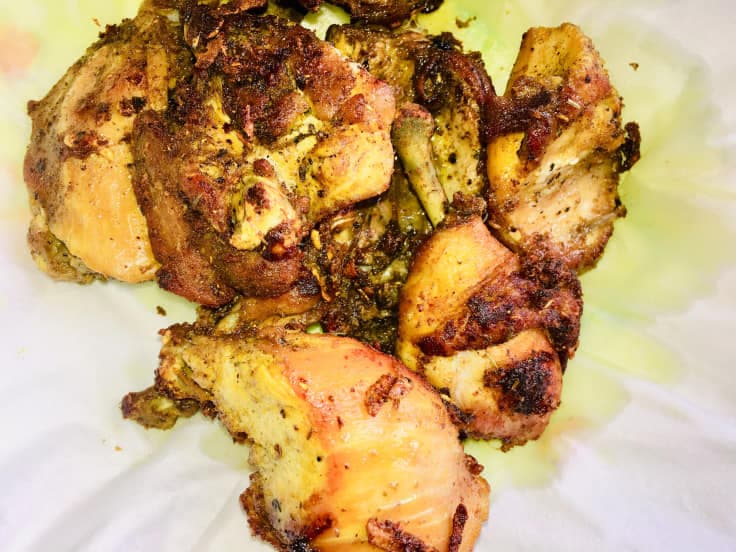 Poulet aux épices frit