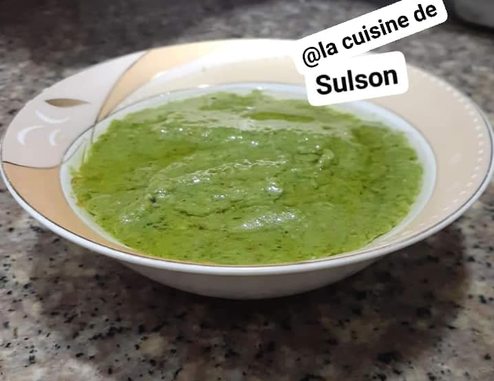 Sauce verte à l’africaine