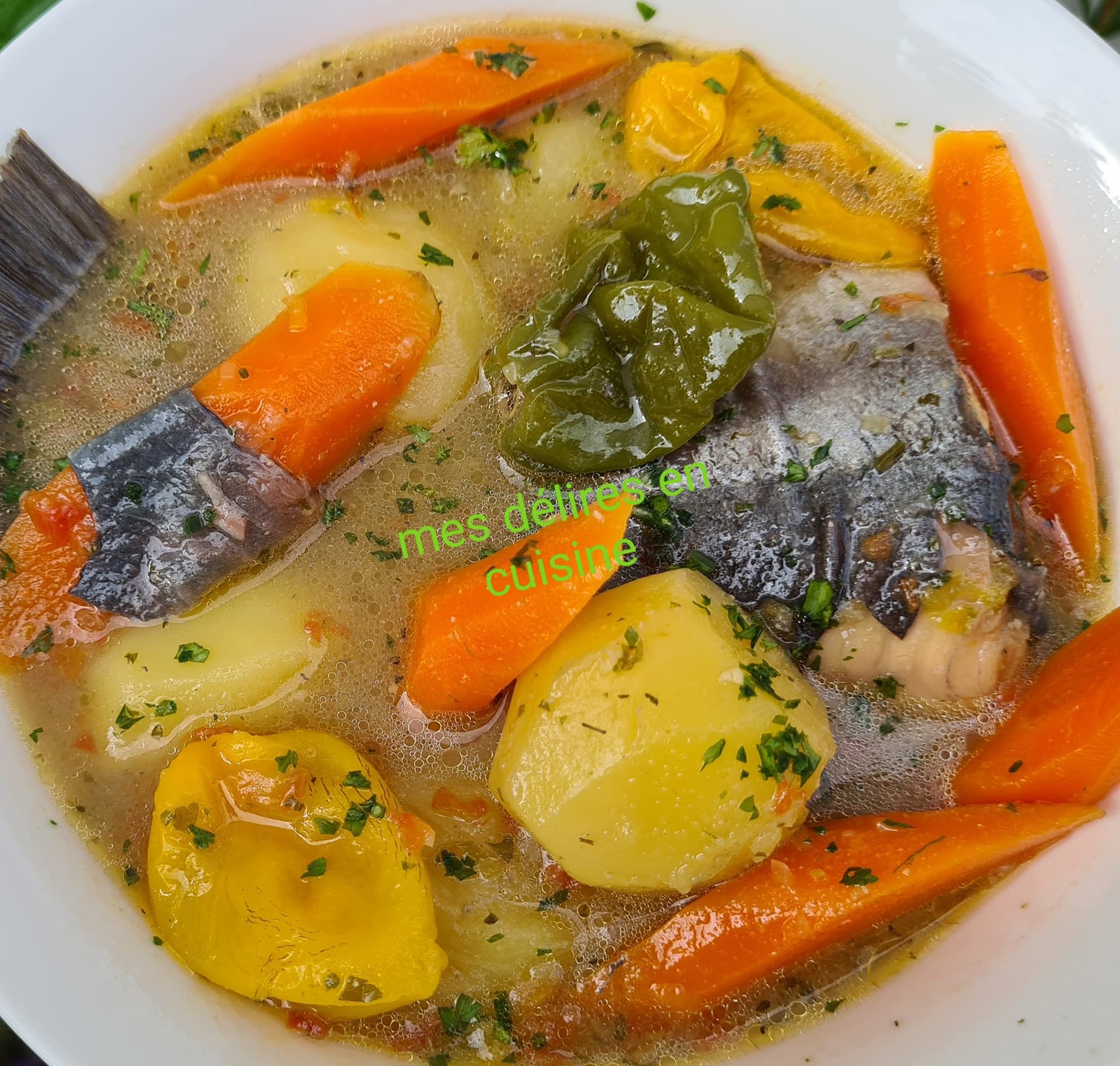 Soupe de pommes de terre et machoiran by lolo