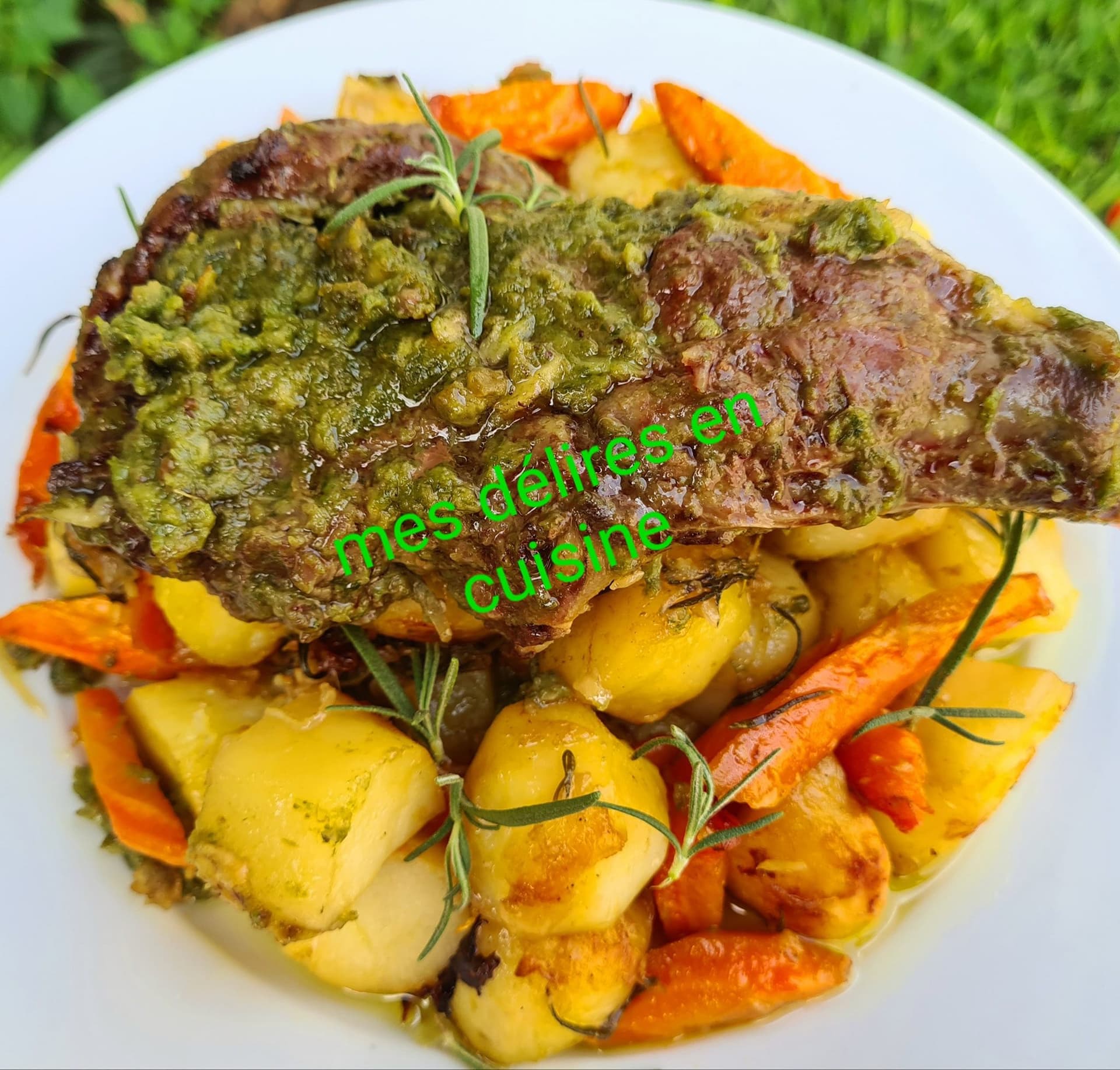 Côte de veau et pommes four by lolo