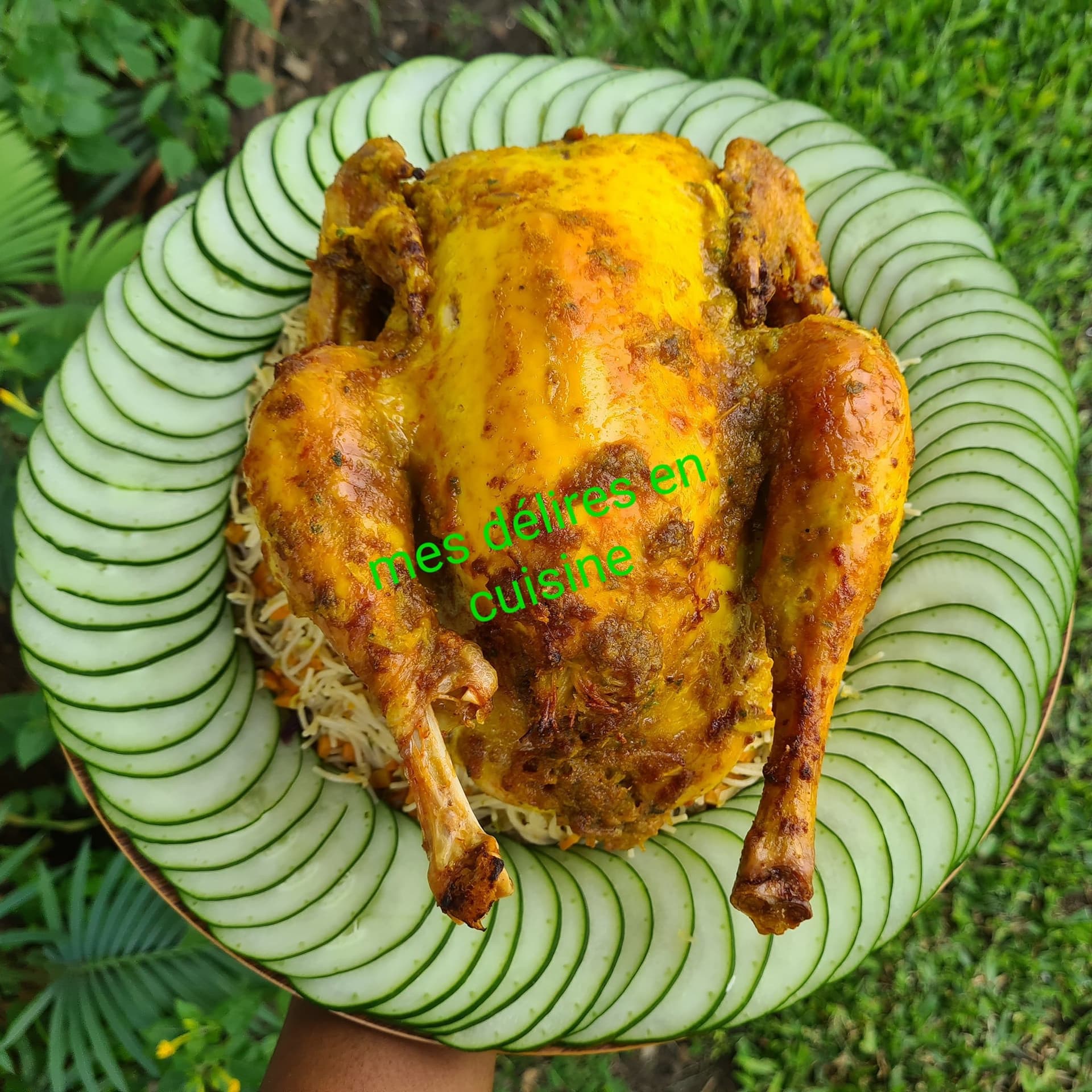 Poulet farci aux cheveux d’ange by lolo