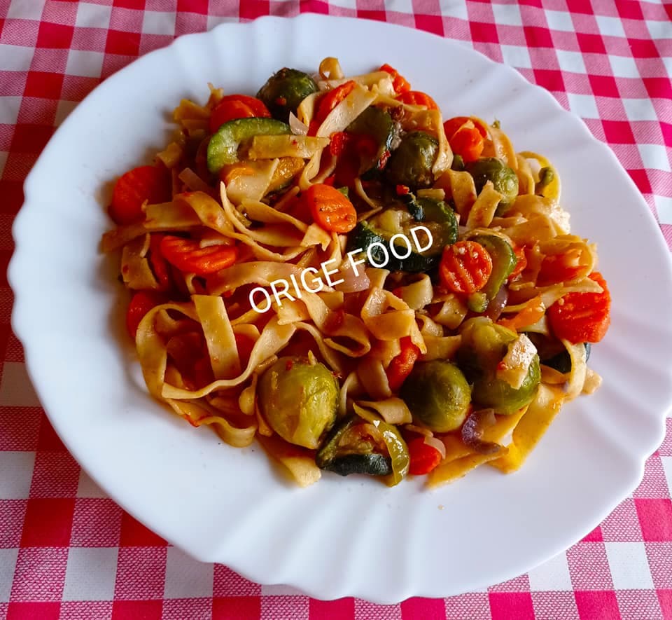 Tagliatelles aux légumes