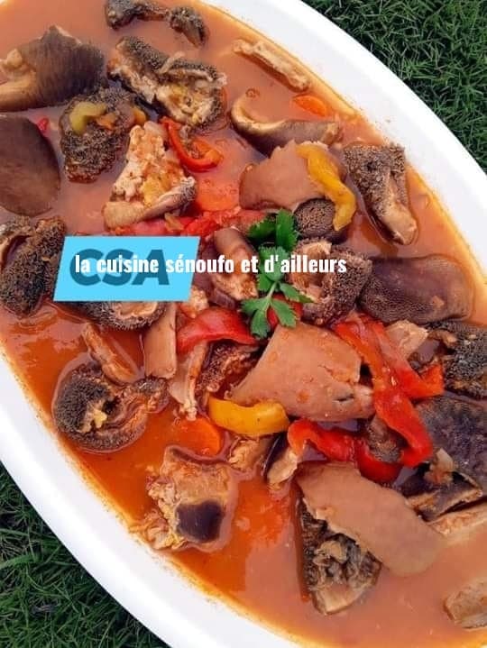 Soupe de tripes de bœuf aux poivrons