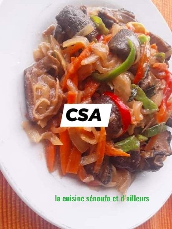 Tripes sautés aux légumes