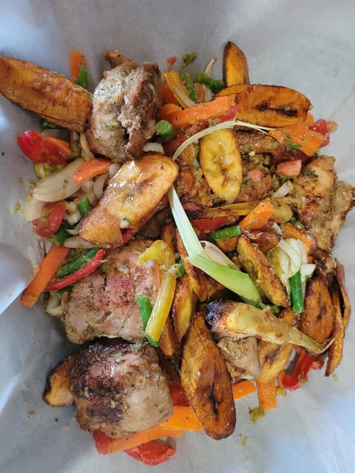 Poulet DG au four parfumé à la citronnelle.