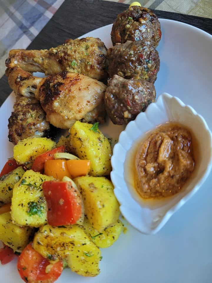 Sauté de pomme de terre a la menthe