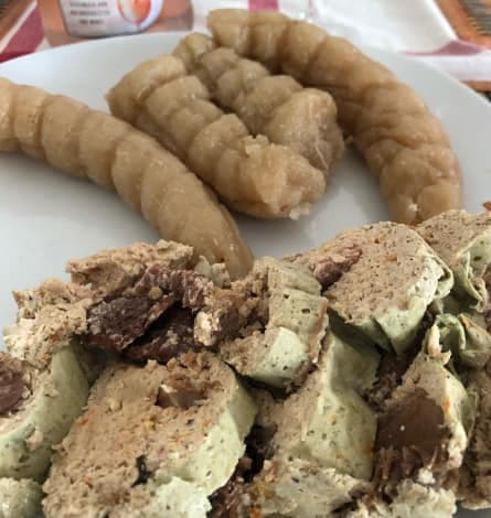 Des mets de pistache