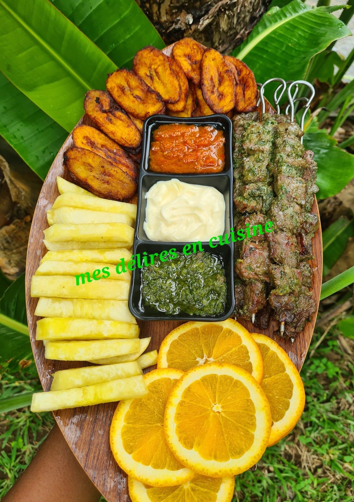 Brochettes de bœuf et ses compagnons