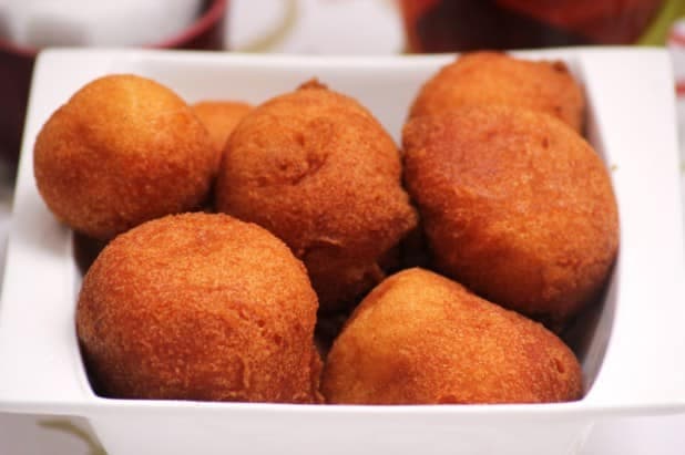 Des beignets soufflés.