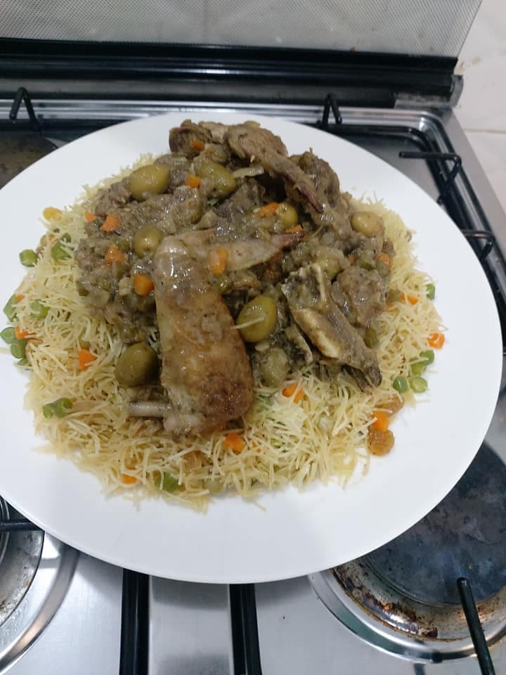 Des vermicelles au poulet