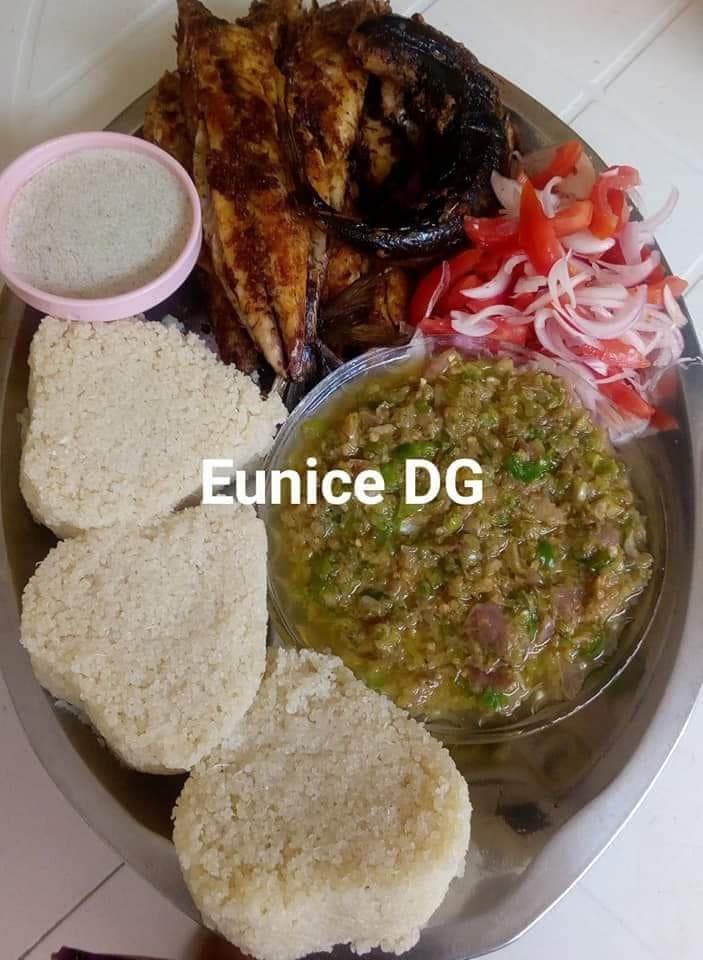 Attiéké Poisson Fumé