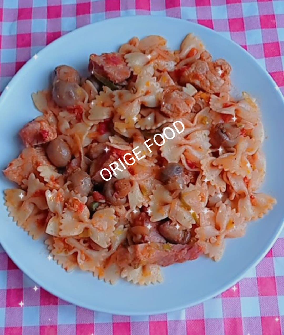 Pâte au champignons