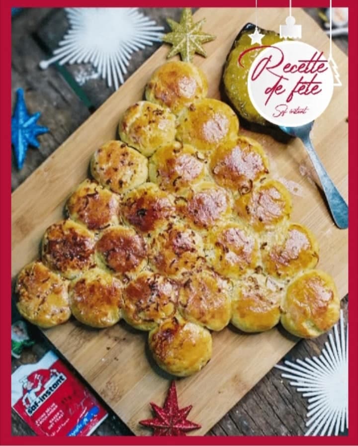 Sapin de noël brioché