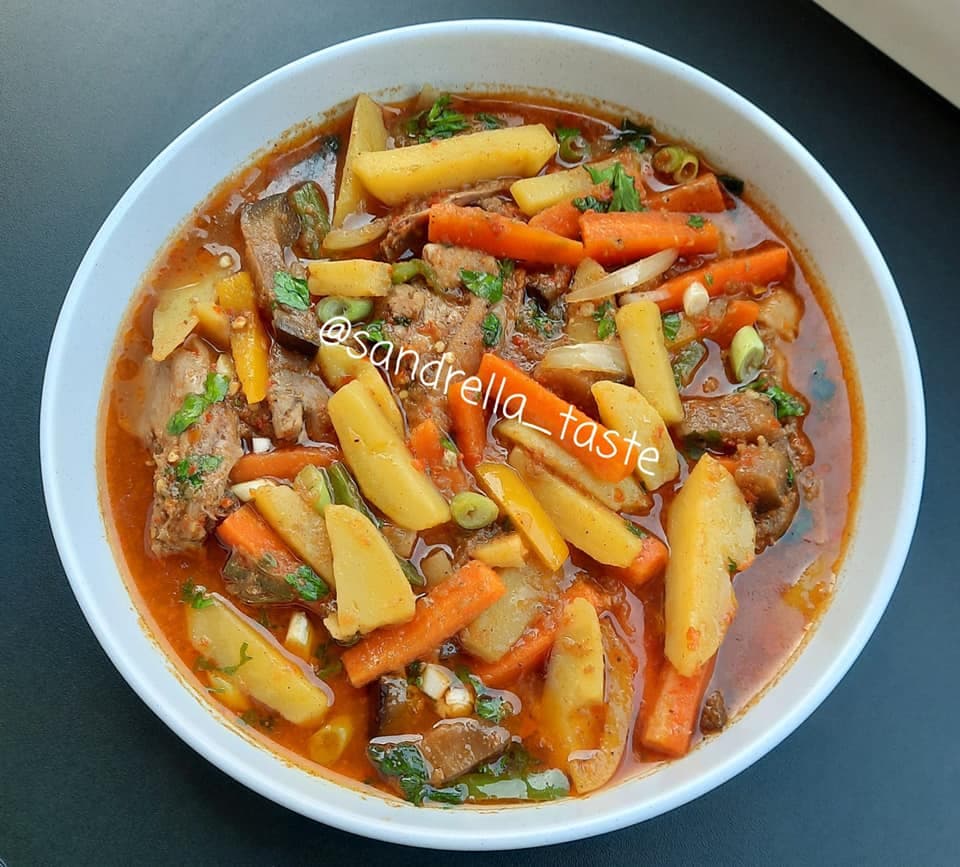 Soupe bien pimentée