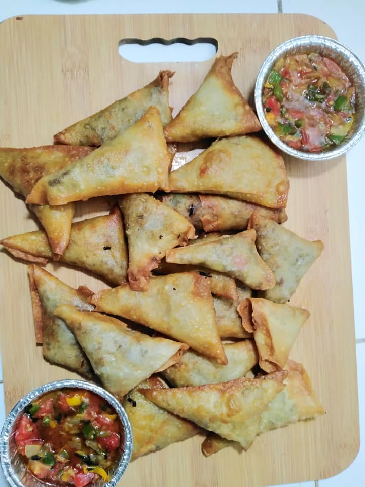 Samoussas croustillants à la viande hachée et légumes fondants