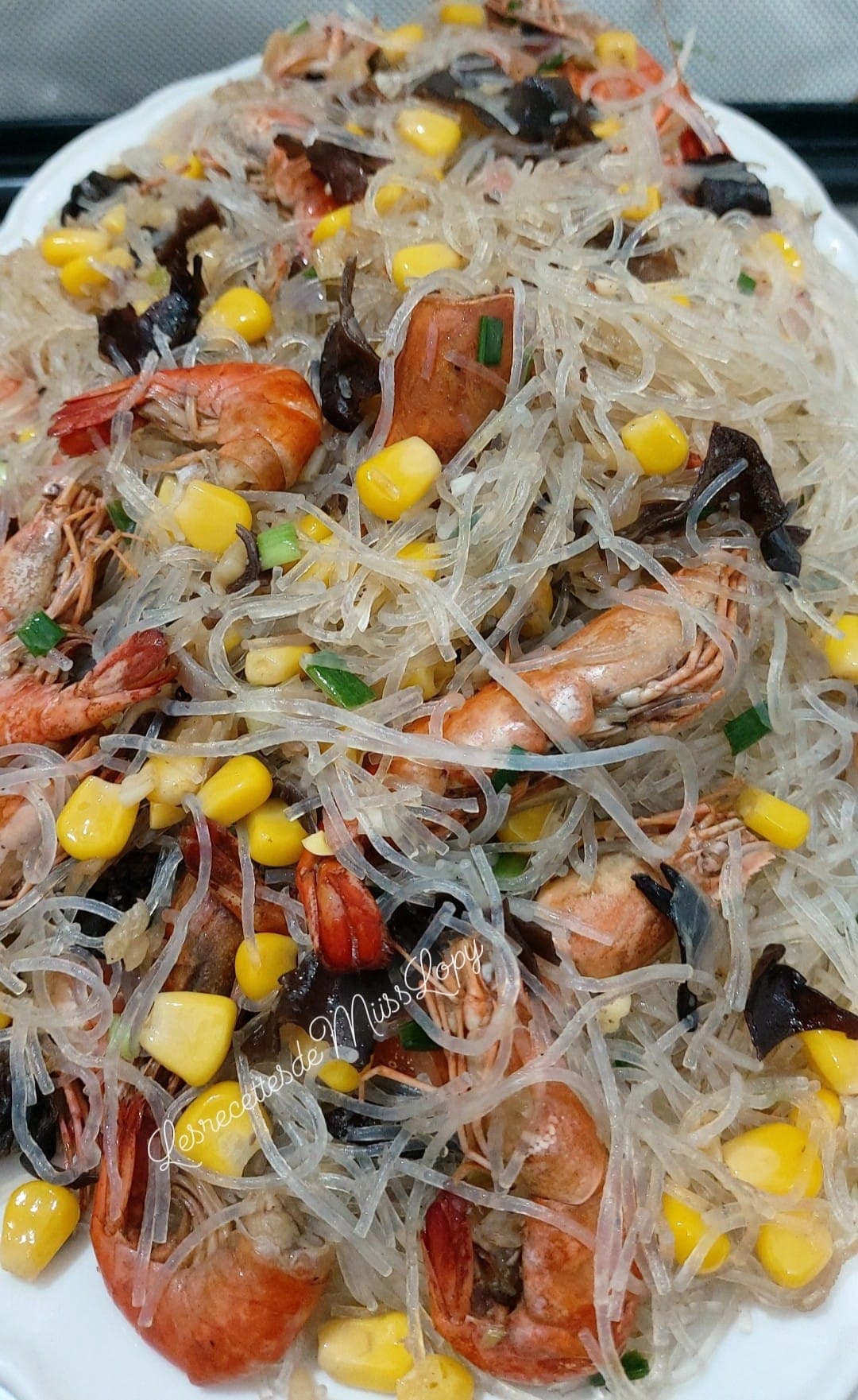 Vermicelle de riz aux écrevisses