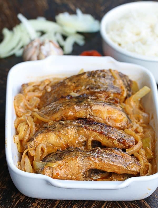 Poisson yassa à la sénégalaise