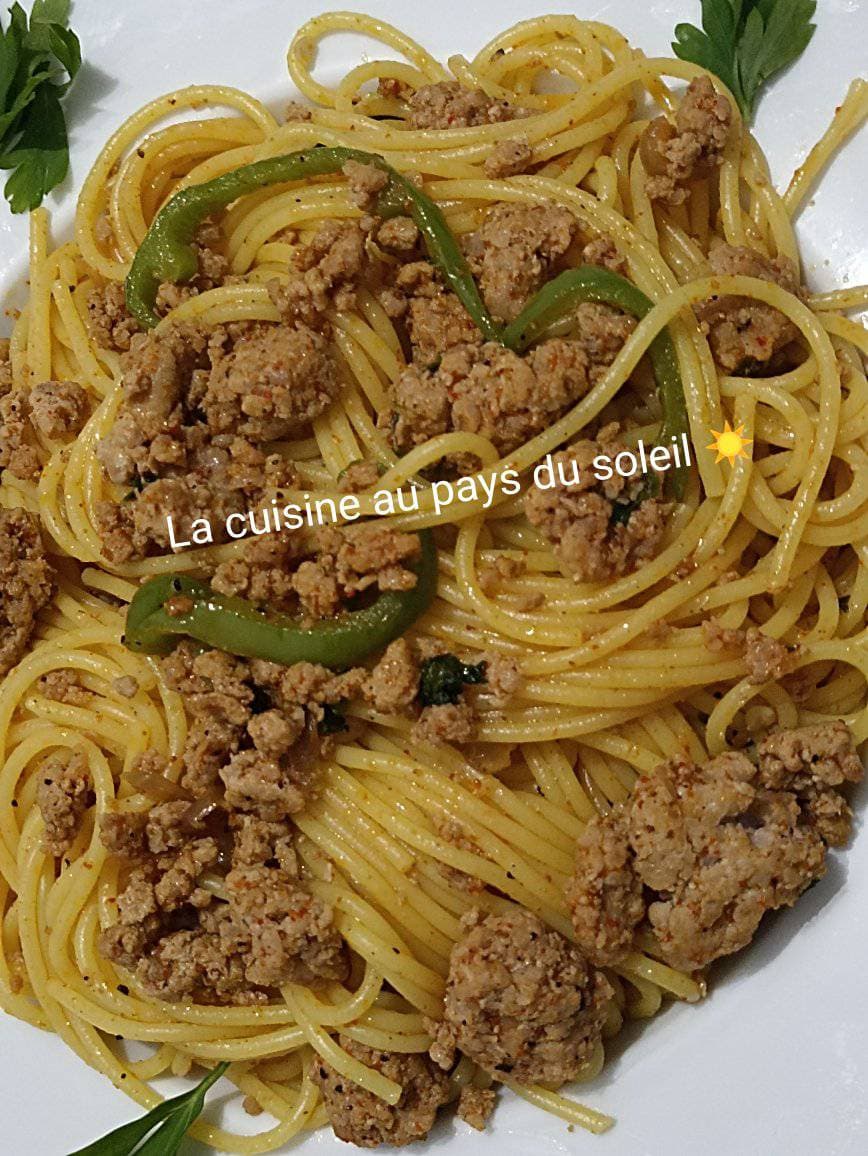 Spaghetti à la viande hachée 🍝
