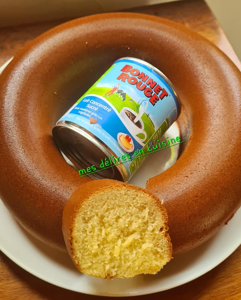 Gâteau au lait concentré
