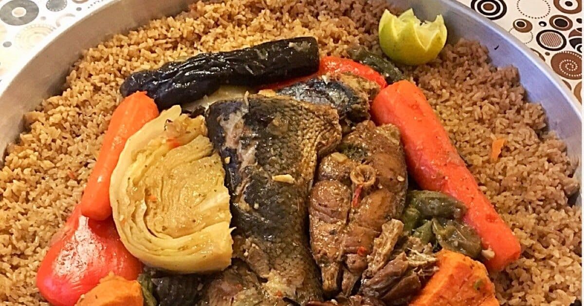 Riz au poisson blanc ou thieb bou wekh