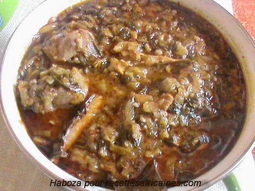 Sauce épinard aux gombos