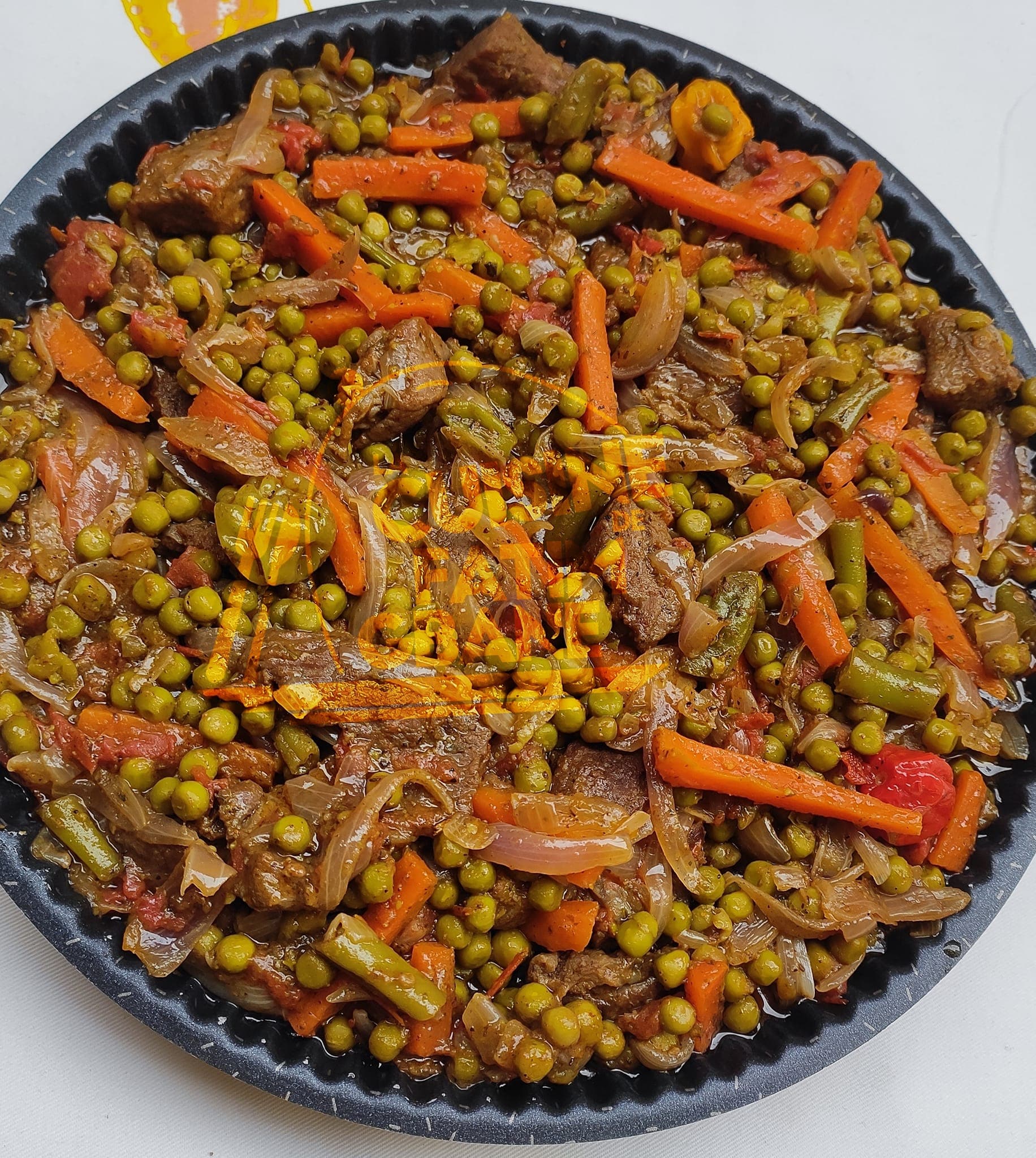 Petit pois à la viande de bœuf 😋