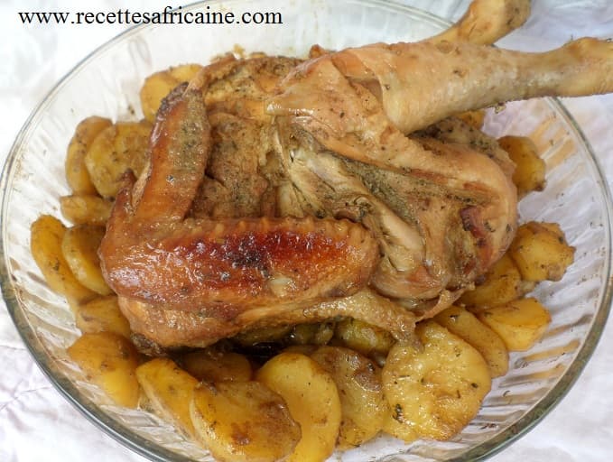 Poulet rôti africain.