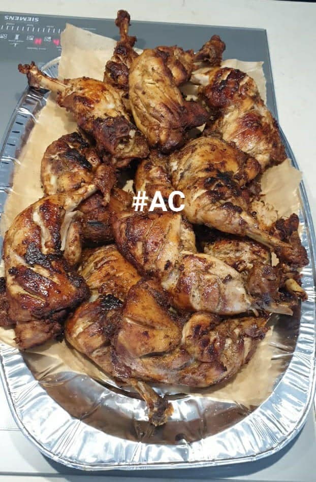 Cuisses de poulet frites