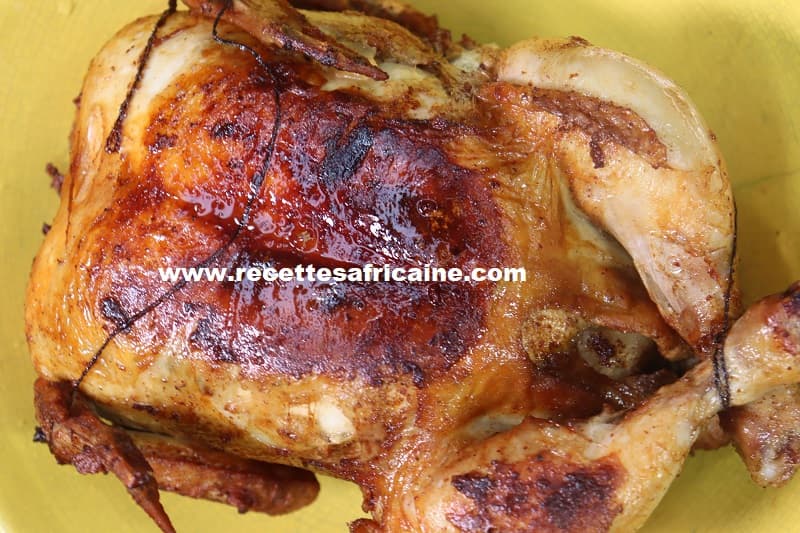 Du poulet entier frit