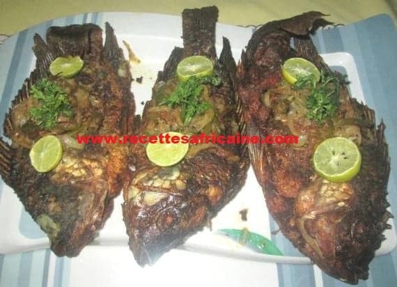 Carpe d’eau douce frit