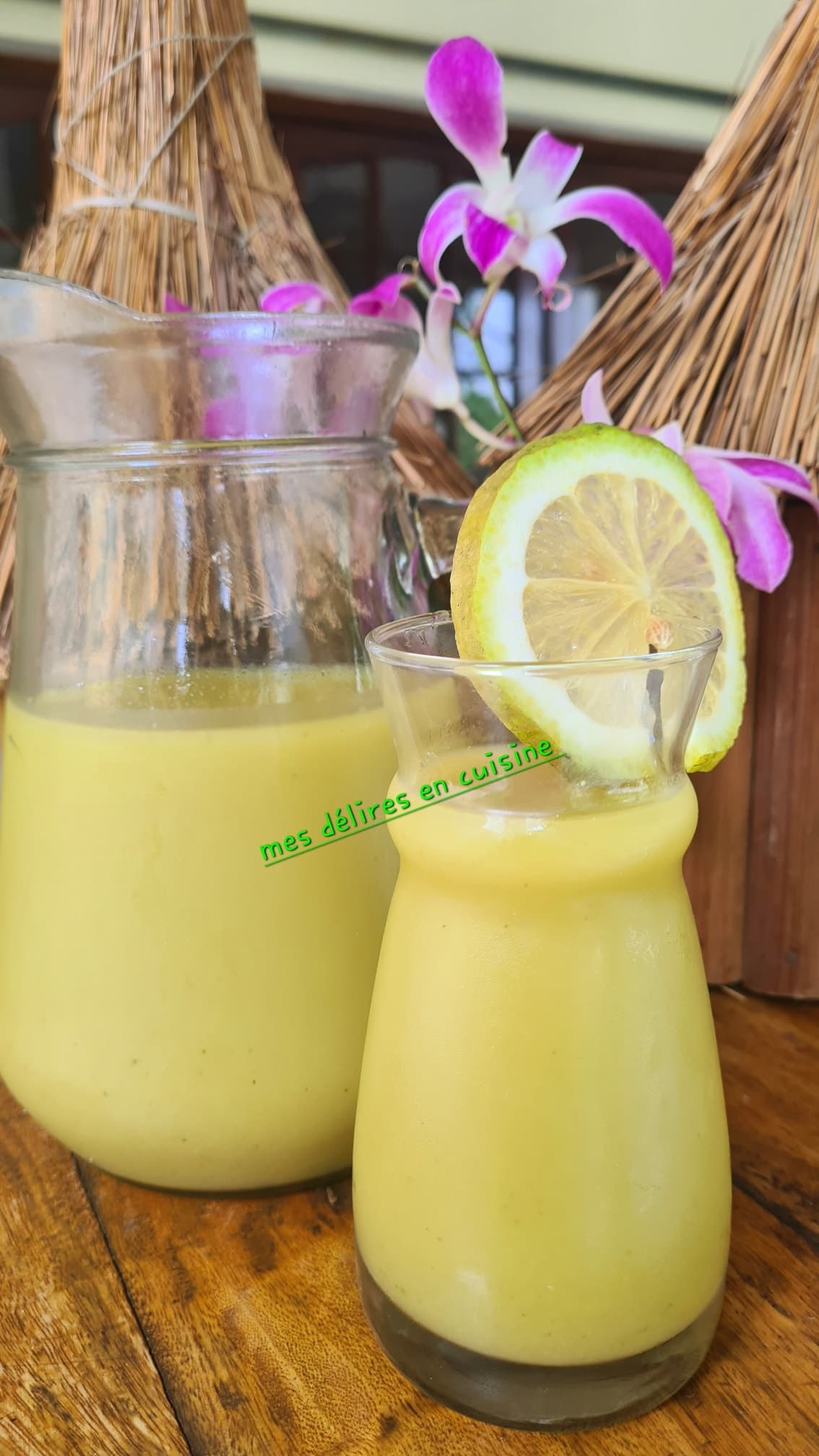 Jus de gingembre à l’ananas