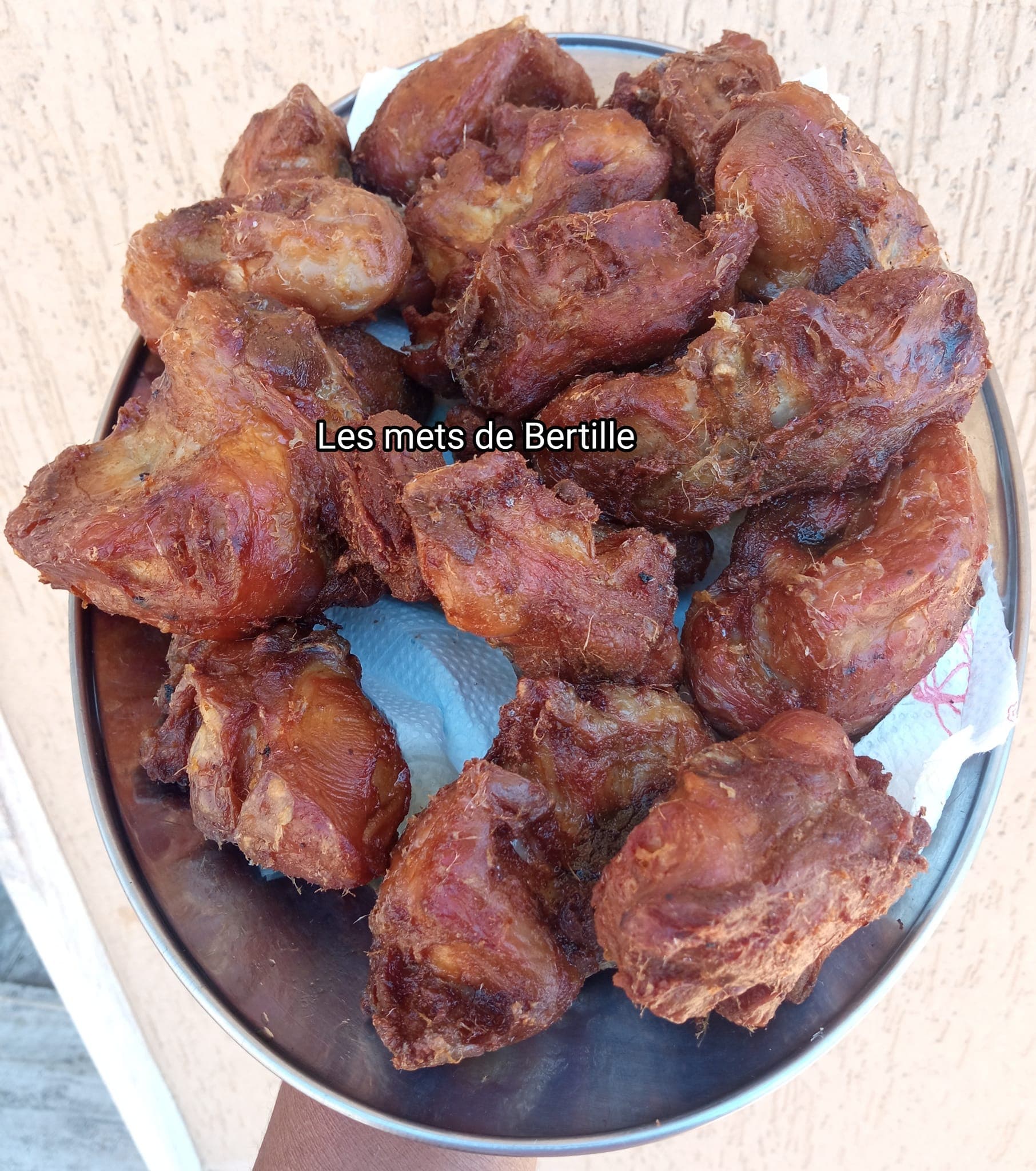 Croupion de dinde frit