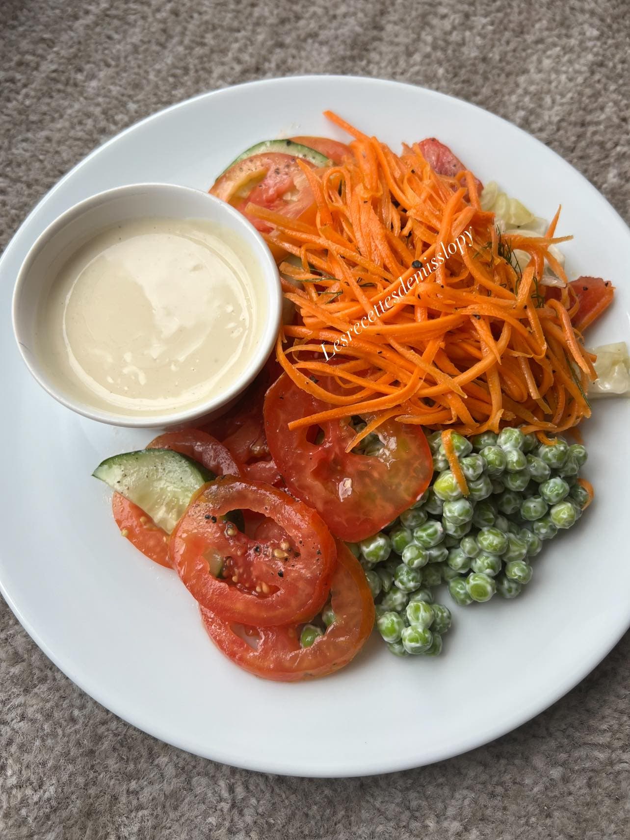 Crudités pour un dîner en douceur