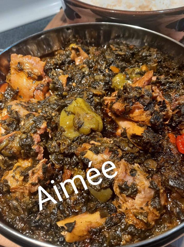 Sauce feuilles d’épinards