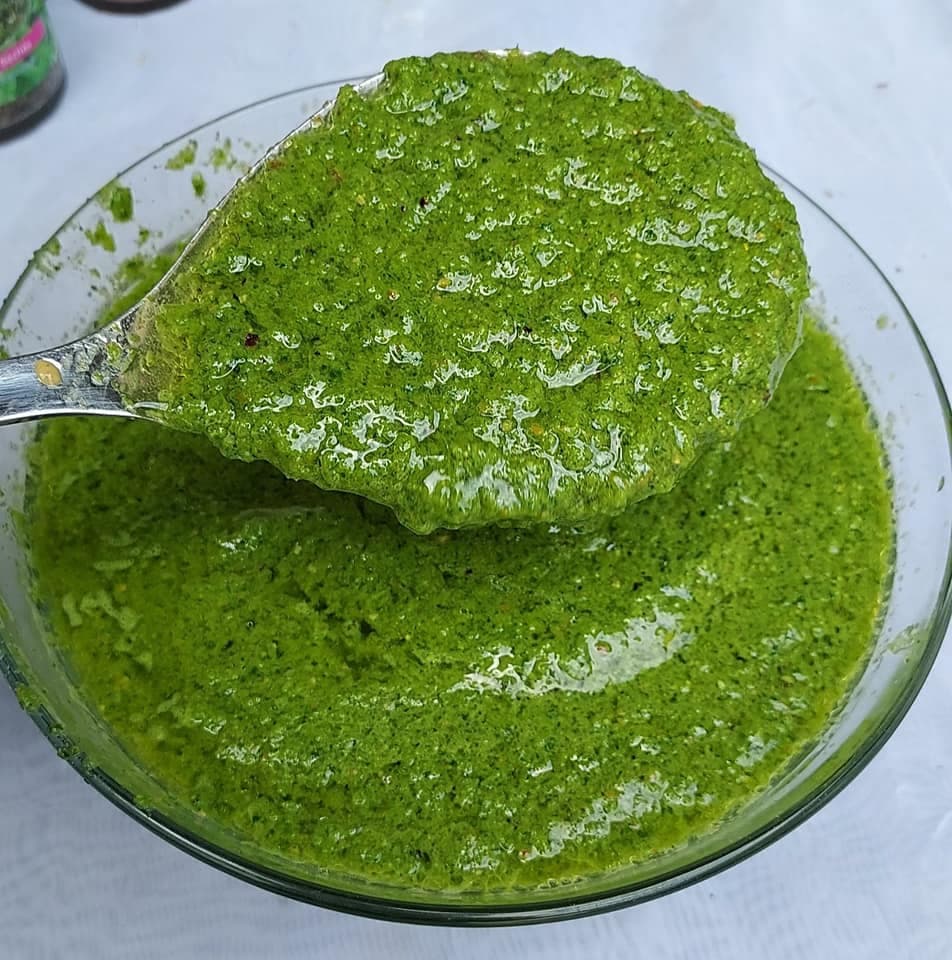 Marinade verte Pour Poisson