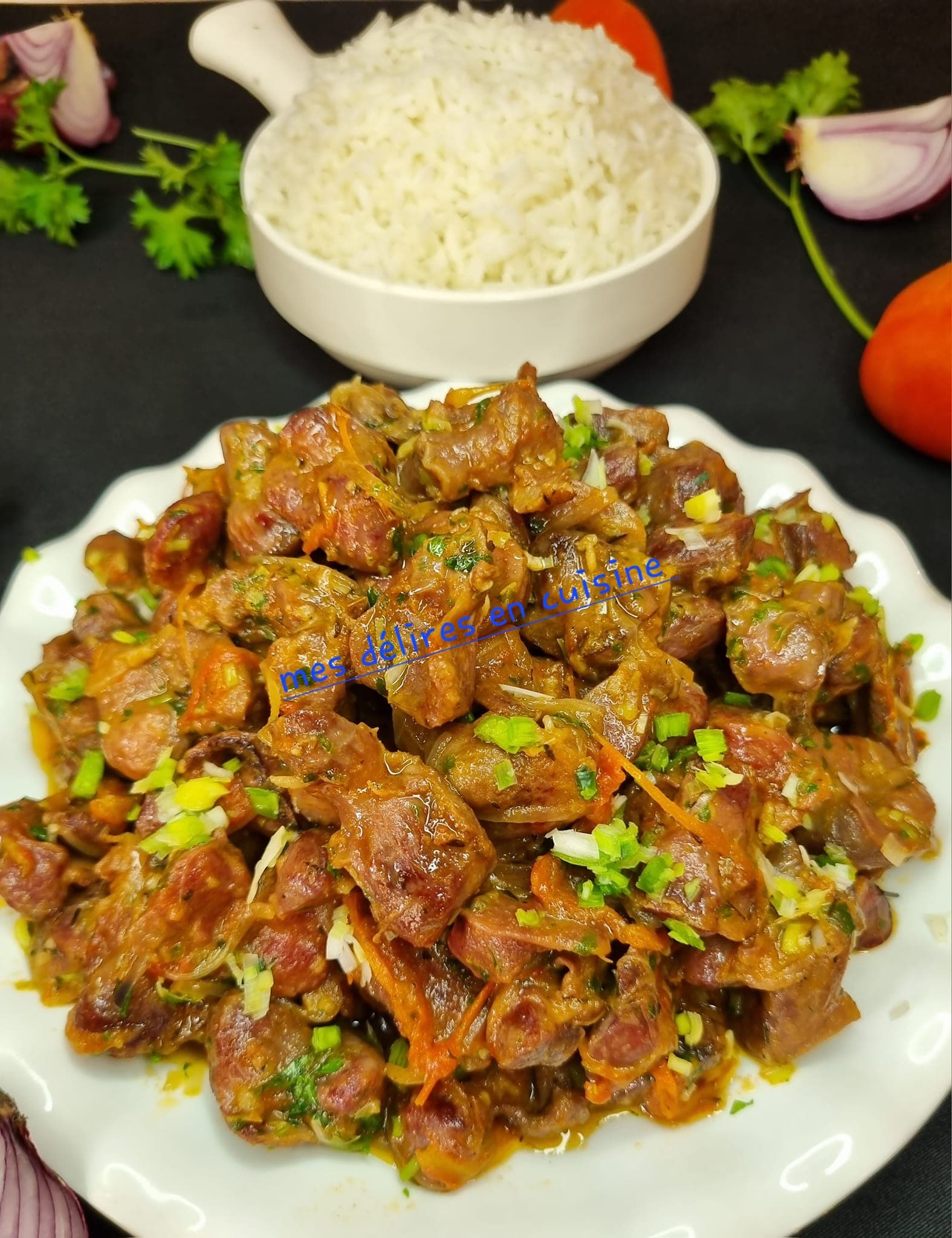 Gesiers sautés a la moutarde