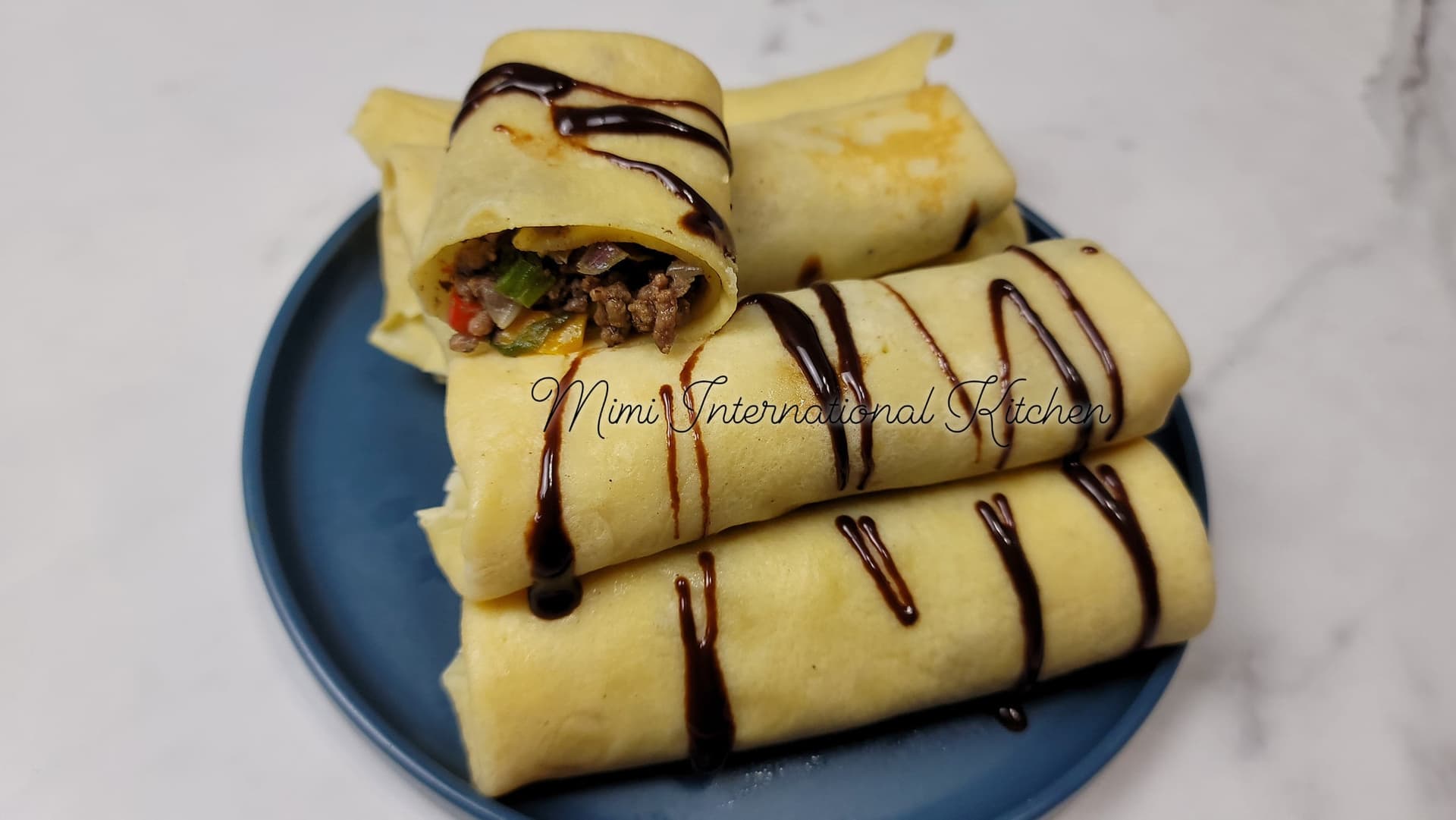 Des crêpes à la viande hachée 😋