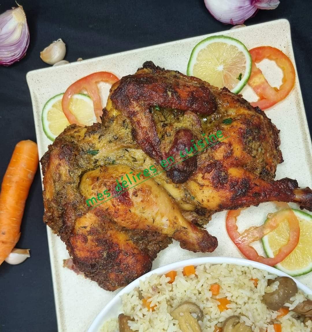 Poulet à la moutarde et curcuma by lolo