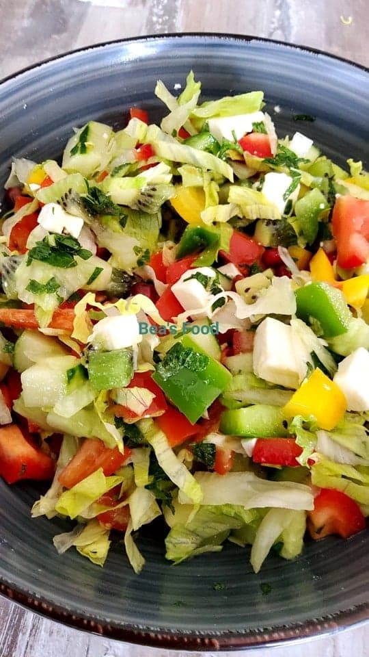 Salade avec restes d'aliments : recette anti-gaspillage