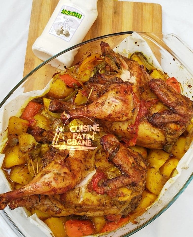 Poulet au four : recette tendre et dorée