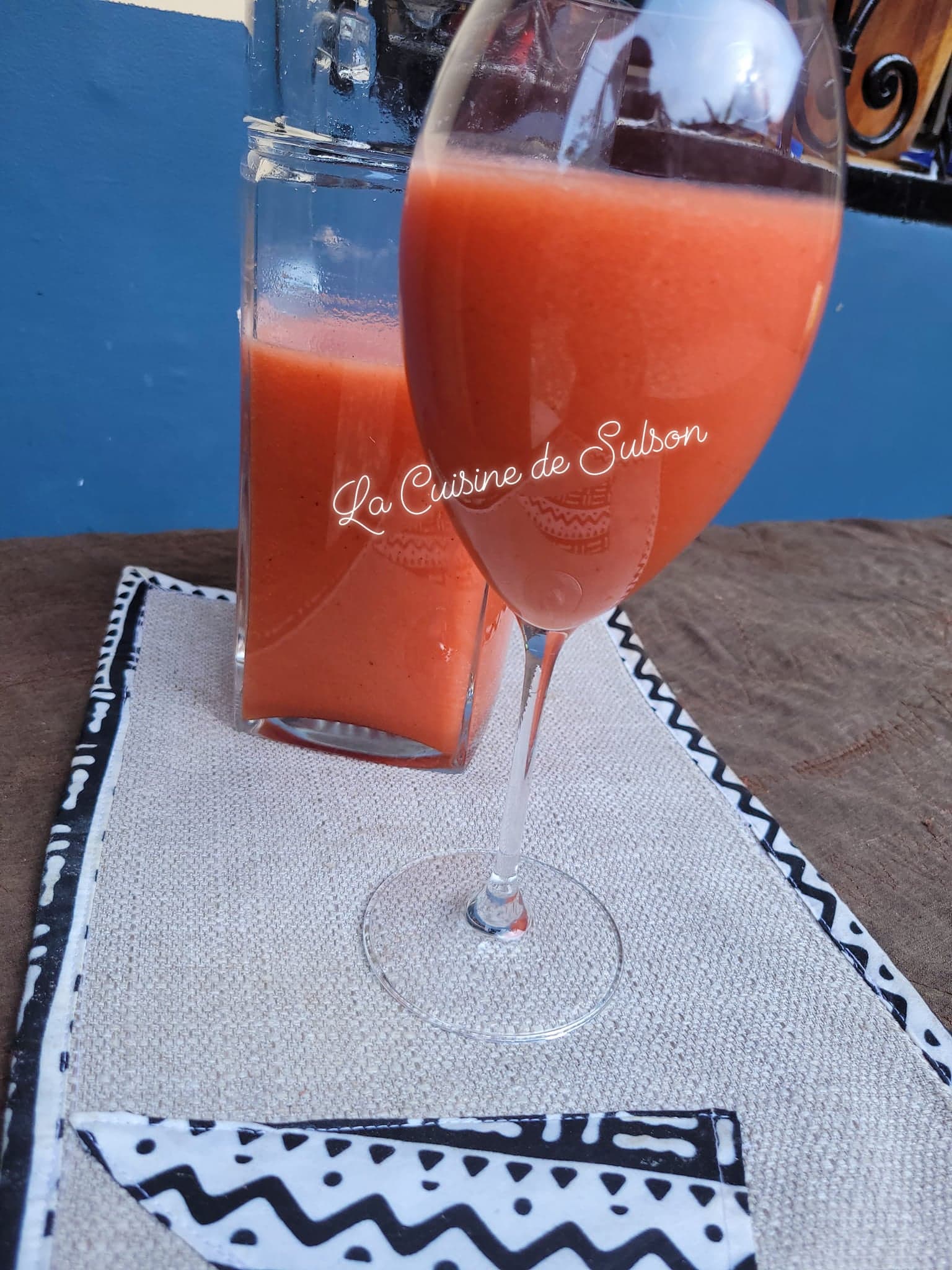 Une boisson rafraîchissante et nutritive😊